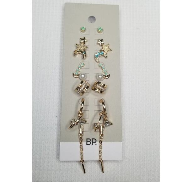 Nordstrom Bp Set of 9 pair of Earrings - Picture 1 of 3